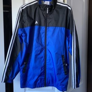 Adidas jacket in blue and black, S/M